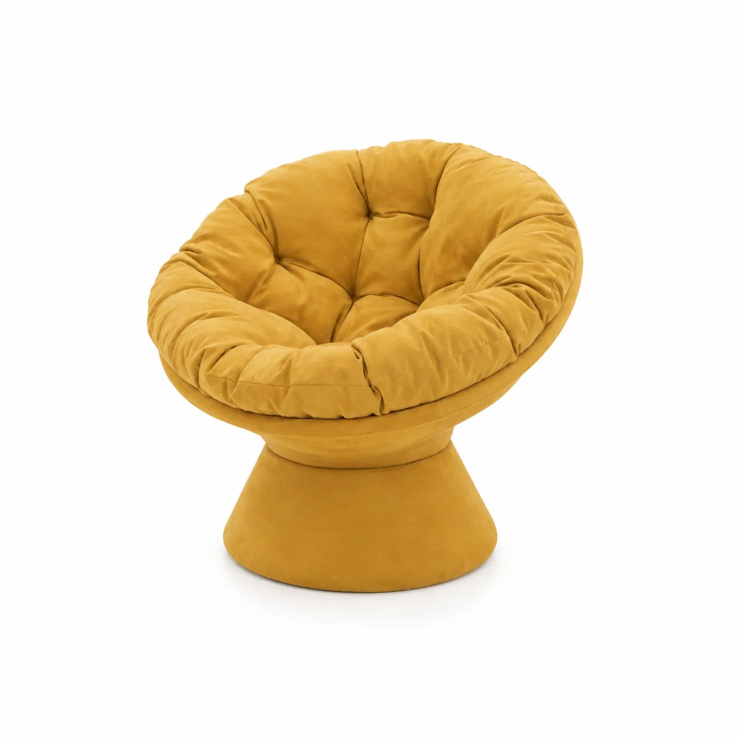 Poltrona in Velluto Giallo