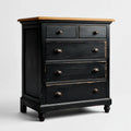Chest of Drawers Solid Wood Vintage Style 80x40x100 cm