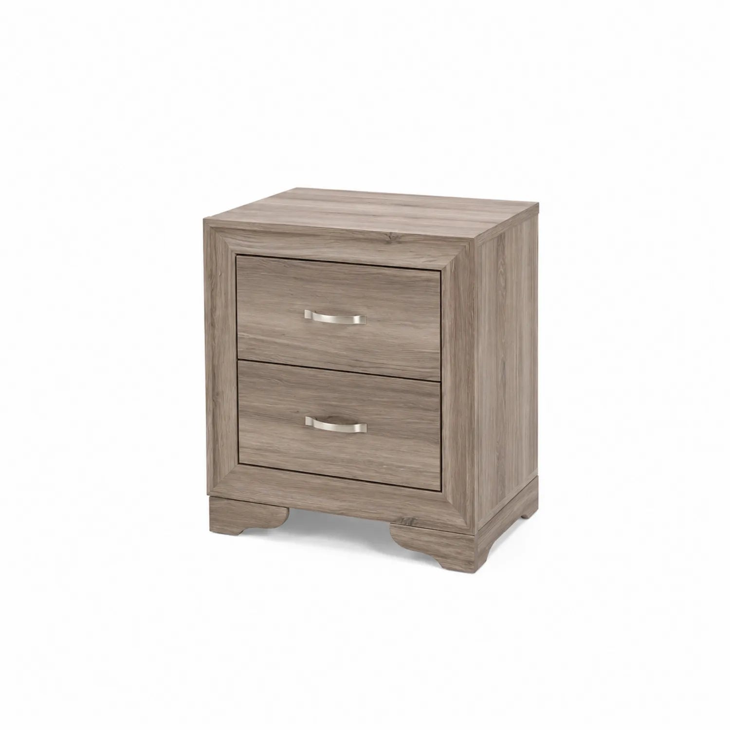 Comodino in legno con 2 cassetti 40x40x60 cm