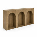 Consolle in Legno MDF con Tre Archi