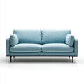 Modern Fabric Sofa 180x85x75 cm - Light Blue - Contemporary Design