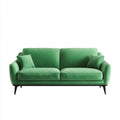 Velvet Upholstered Sofa 200x85x90 cm - Green - Contemporary Design